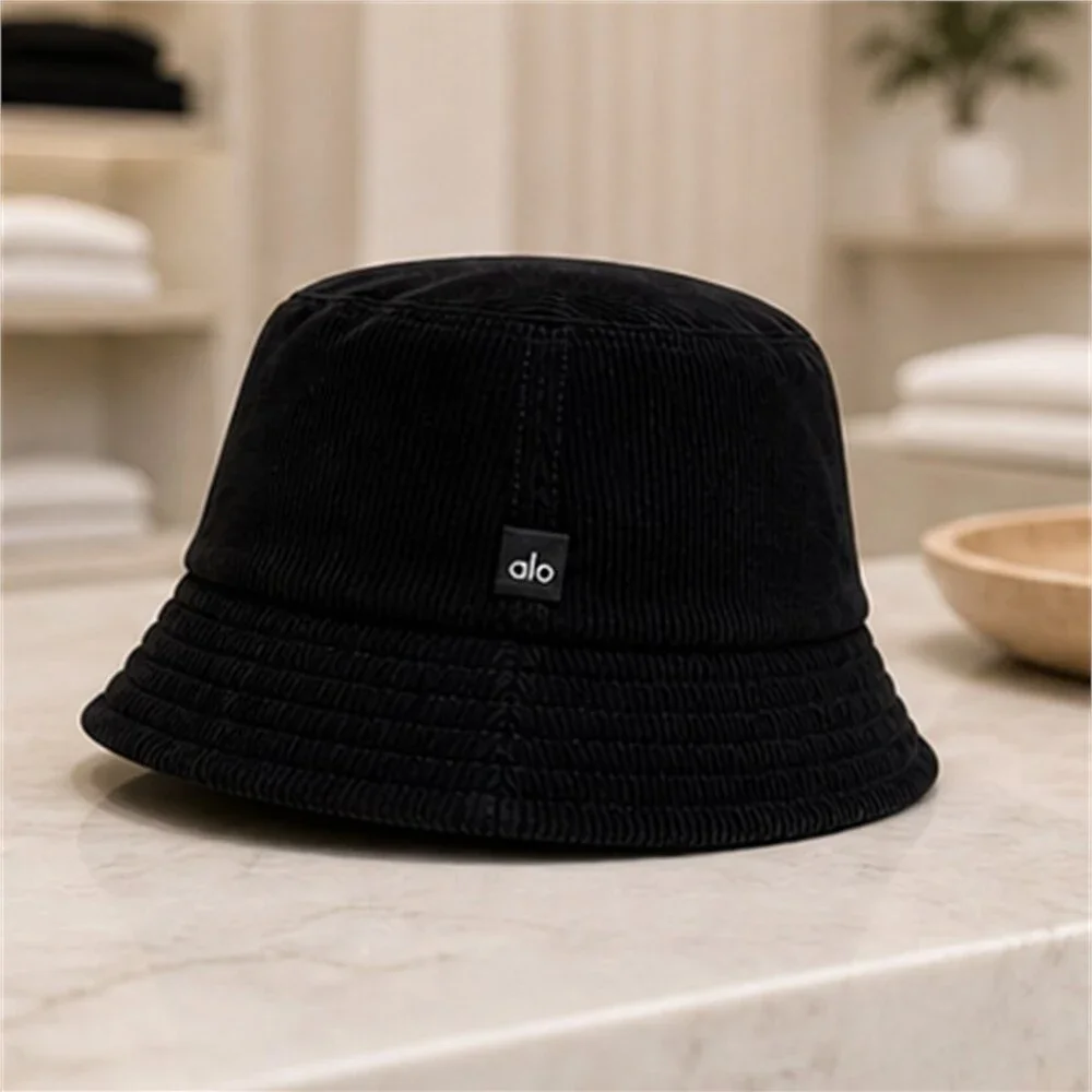 ALO Yoga Black Tennis Bucket Hat Sporty